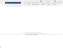 Tablet Screenshot of heinner.ro