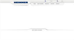 Desktop Screenshot of heinner.com
