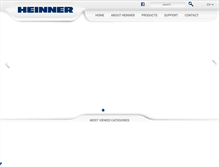 Tablet Screenshot of heinner.com